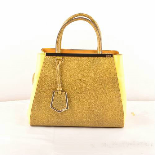 F2552S Fendi 2Jours Cannage & Ferrari Leather Tote Bag F2552S Lemo